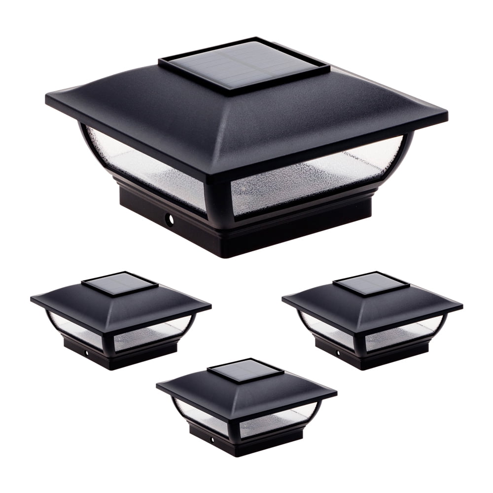 GreenLighting Royalty 7 Lumen Solar Post Cap Light for 4x4 Wood Posts & 4x4 or 5x5 PVC Posts