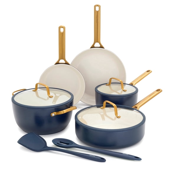 GreenPan 10-Piece Reserve Pro Cookware Set, Ceramic Nonstick, Oven Safe, Dishwasher Safe, Twilight