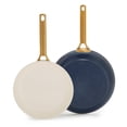 thumbnail image 1 of GreenPan 2-Piece Fry Pan Set, 10" & 12", Ceramic Nonstick, Oven Safe, Dishwasher Safe, Twilight, 1 of 9