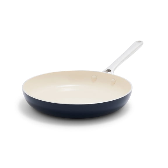 GreenPan Balance 10" Fry Pan Ceramic Nonstick, Toxin-Free, Dishwasher & Oven Safe, Oxford Blue