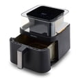 thumbnail image 1 of GreenPan Bistro XL 7-Quart 360° Clear View Air Fryer, 13 Presets, Easy to Clean, Nonstick, Black, 1 of 9