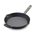 thumbnail image 1 of GreenPan Bobby Flay 10” Cast Iron Pre-Seasoned Skillet with Helper Handle, Heavy Duty, Black, 1 of 12