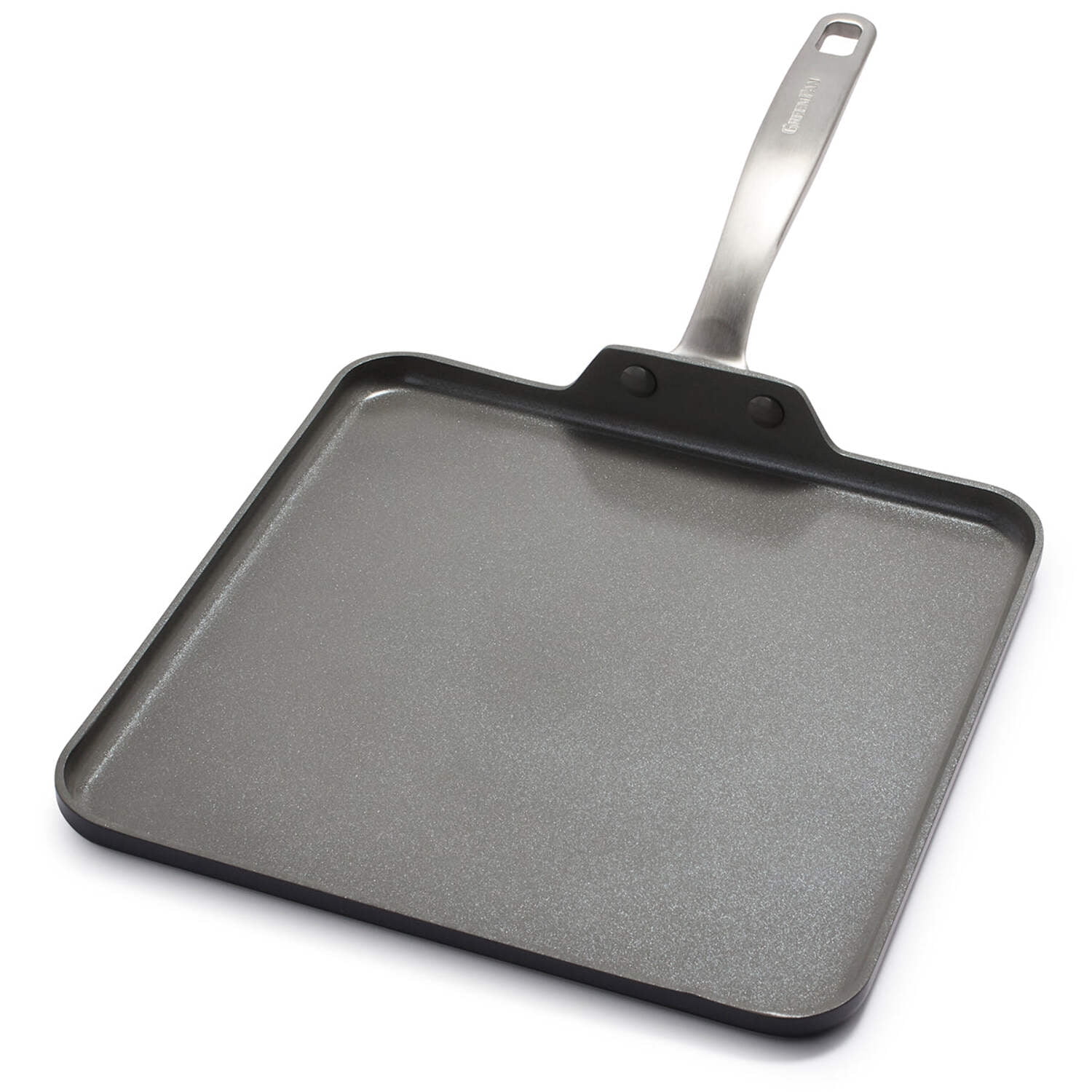 GreenPan Chatham 11" Gray Ceramic Nonstick Square Griddle Pan