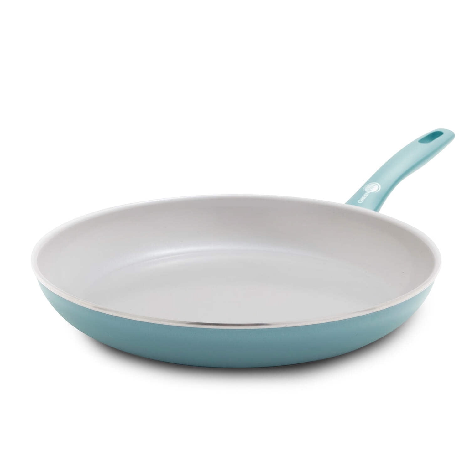 GreenPan Dover 12” Frying Pan Skillet, Non-Toxic Ceramic Nonstick, Blue Haze