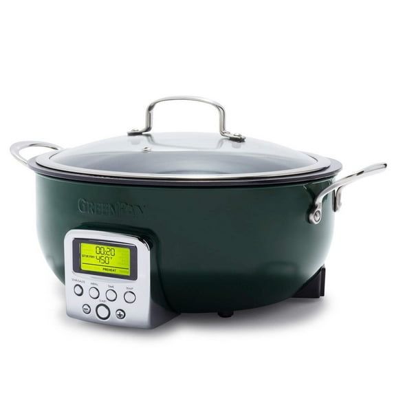 GreenPan Elite 6-Quart Essential Smart Skillet | Ponderosa Pine