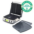 thumbnail image 1 of GreenPan Elite Multi Grill, Griddle & Waffle Maker | Cloud Cream, 1 of 9