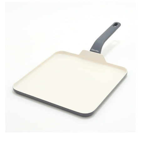 GreenPan Essence 11? Ceramic Nonstick Griddle, Dishwasher Safe, Oven Safe, Graphite Gray