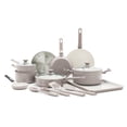thumbnail image 1 of GreenPan Essence 17-Piece Ceramic Nonstick Cookware – Toxin-Free, Dishwasher & Oven Safe, Beige, 1 of 5