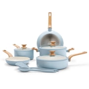 GreenPan 10-Piece Ceramic Nonstick Cookware Set, Stay Cool Handles, Induction, Dishwasher Safe, Blue