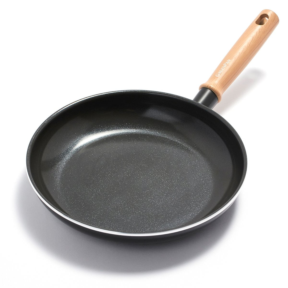 GreenPan Healthy Ceramic Nonstick Hudson Cookware Pots and Pans Set,  8-Piece, Brown/Black