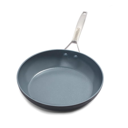 GreenPan Paris Pro Hard Anodized Healthy Ceramic Nonstick, 10" Frying Pan Skillet, Dishwasher Safe, Grey