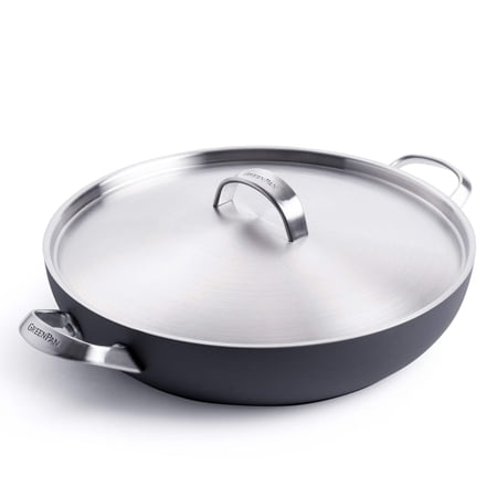 GreenPan Paris Pro Healthy Ceramic Nonstick 11" Everyday Pan with Lid