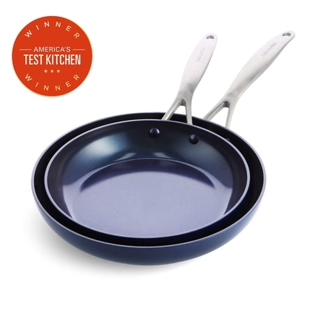 GreenPan Performance Pro Ceramic Nonstick 10" and 12" Frypan Set