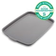 thumbnail image 1 of Open Box GreenPan Premiere Ovenware Healthy Ceramic Nonstick 18" x 13" Rectangular Baking Pan, Cast Aluminum, Warp-Free, Oven and Broiler safe to 600F,Dishwasher Safe, PFAS-Free, Gray, 1 of 9