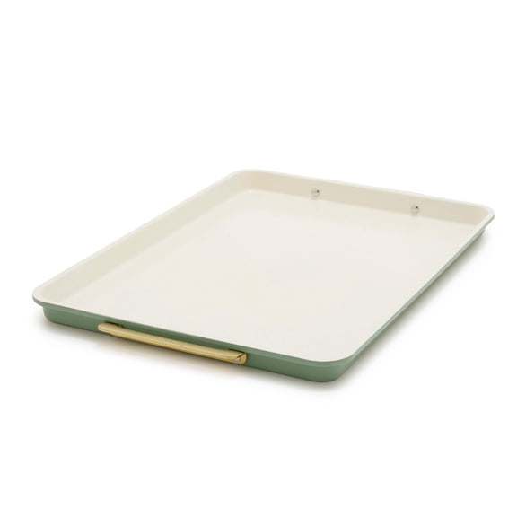GreenPan Reserve 13" x 18" Half Baking Sheet Pan, Ceramic Nonstick Baking Pan, Sage Green