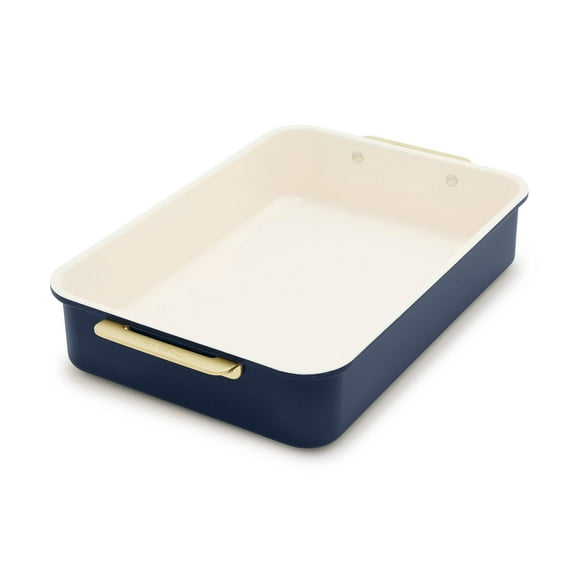 GreenPan Reserve Bakeware Rectangular Cake Pan 13" x 9", Ceramic Nonstick, Ovenware, Oxford Blue
