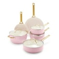thumbnail image 1 of GreenPan Reserve Ceramic Nonstick 10-Piece Cookware Set | Blush, 1 of 9