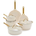 thumbnail image 1 of GreenPan Reserve Ceramic Nonstick 10-Piece Cookware Set | Cream, 1 of 9