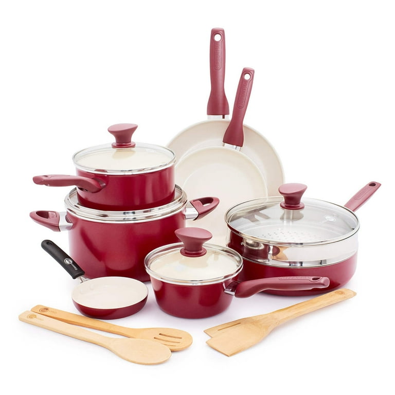 SENSARTE: Set di Pentole e Padelle Antiaderenti per Cucina Salutare