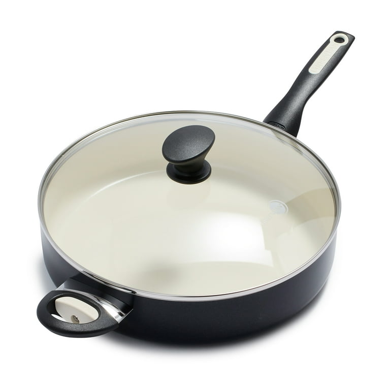 GreenPan 3 Quarts qt. Non Stick Stainless Steel Saute Pan with Lid &  Reviews