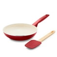 thumbnail image 1 of GreenPan Rio Ceramic Nonstick 8" Frypan with Spatula | Red, 1 of 6