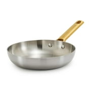 GreenPan Reserve 8" Fry Pan, Tri-Ply Stainless Steel, Toxin-Free, Silver