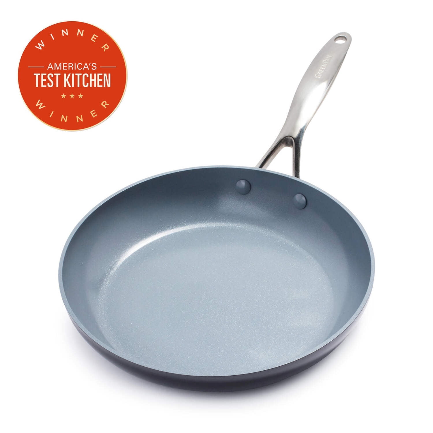 Gray 10" Aluminum Ceramic Nonstick Frying Pan