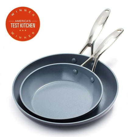 GreenPan Valencia Pro Healthy Ceramic Nonstick 2pc Fry Pan Set