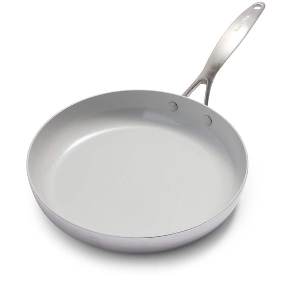 GreenPan Venice Pro Ceramic Nonstick Frying Pan, 11", Light Grey