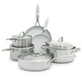 thumbnail image 1 of GreenPan Venice Pro Healthy Ceramic Non-Stick 10Pc Cookware Set, 1 of 11