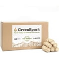 thumbnail image 1 of GreenSpark Natural Fire Starters for Grill, Smoker, Pizza Oven,BBQ,Fireplace, Wooden & Pellet Stove, Fire Pit, Long Burn, Waterproof,All Weather, Safe for Indoor/Outdoor Use (140 Pcs), 1 of 6