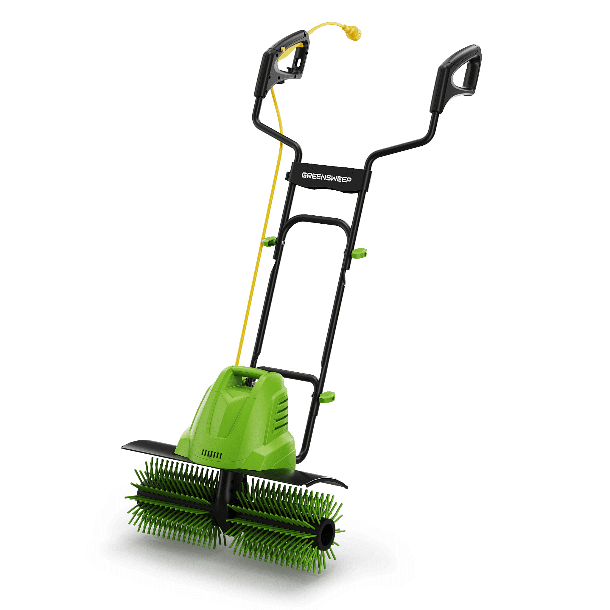 GreenSweep Volumizer GS-50 Artificial Turf Power Broom, 22 in, 12 Amp, 400 RPM