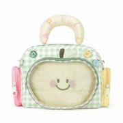 Kawaii Green Apple Ita Bag Shoulder Bag Backpack Cute Crossbody Pin Display Merch Anime Goods with Adjustable Strap  for Women Green