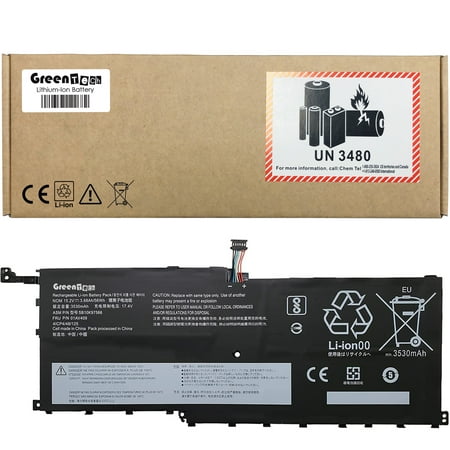 GreenTech 50Wh 00HW028 01AV438 compatible battery for Lenovo Thinkpad X1 Carbon 4th Gen 2016 -GreenTech 15.2V 50Whr 4 Cell Battery 00HW029 SB10F46466 SB10F46467 01AV439