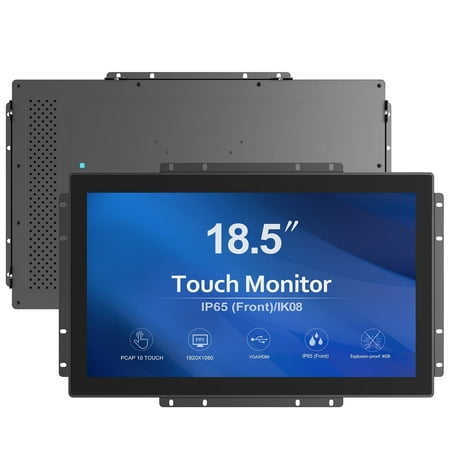 GreenTouch 1000 Nits High Brightness Industrial 18.5 Inch Open Frame Capacitive Touch Screen Monitor