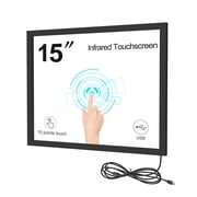 GreenTouch 15 inch 10 Points ir Touch Screen, ir Touch Panel, Infrared Touch Screen Overlay for Touch Monitor, Payment Terminal