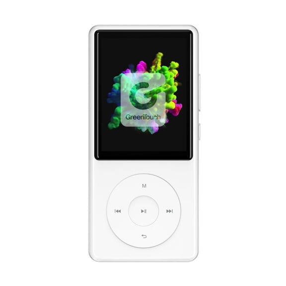 GreenTouch SIX 64GB Kosher MP3 Player with Bluetooth, Touch Buttons, and Built-In Speaker (White)
