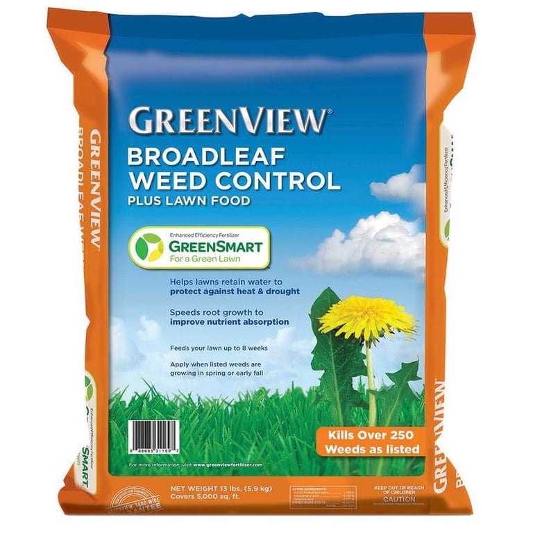 broadleaf glp 1 GreenView Broadleaf Weed Control + Lawn Food - 13 lb