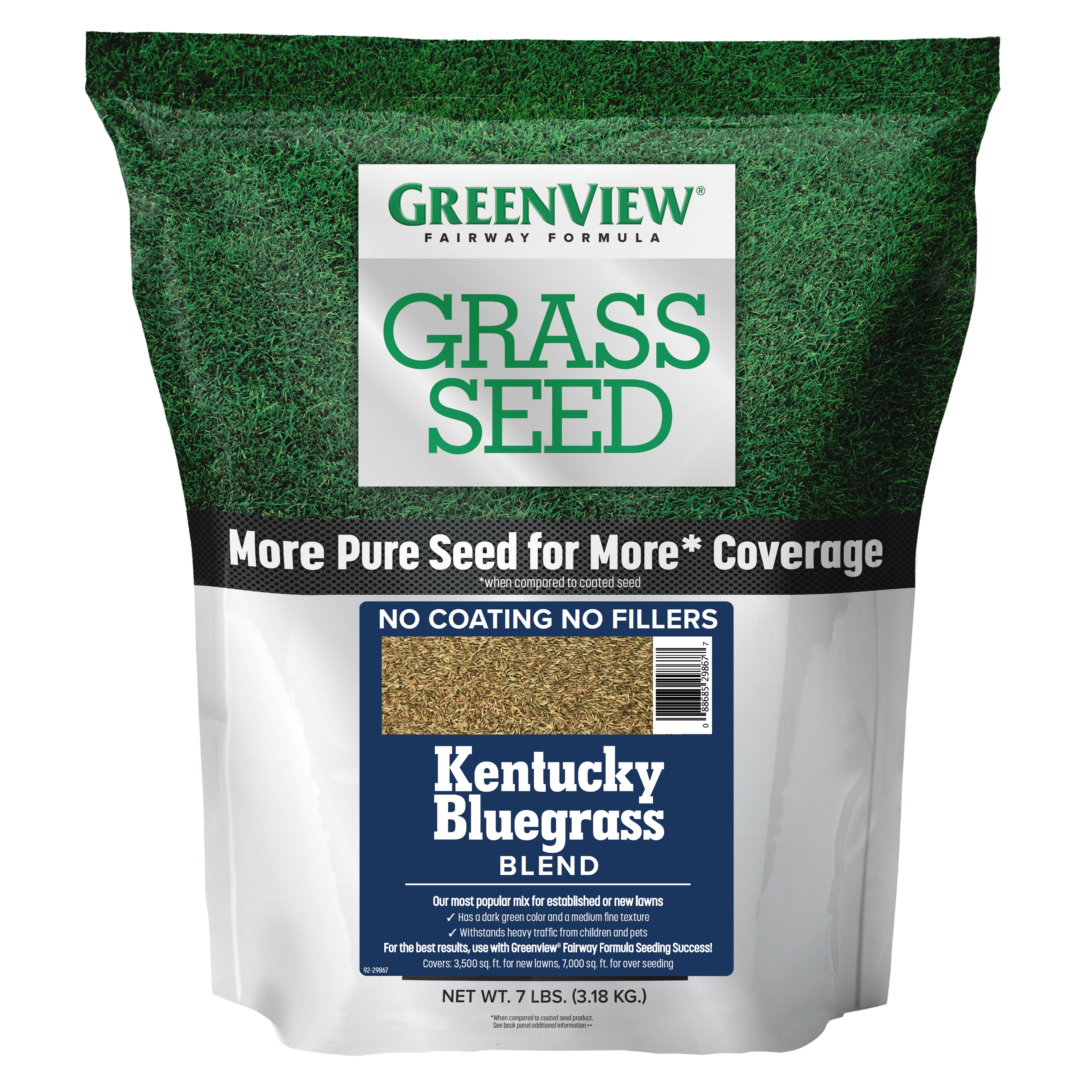 GreenView Fairway Formula Grass Seed Kentucky Bluegrass Blend 7 lbs