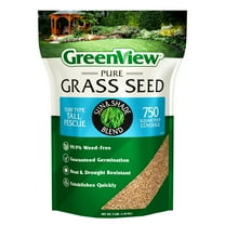 GreenView Pure Grass Seed Turf Type Tall Fescue Sun & Shade Blend, 3 lb. Bag – Covers up to 750 sq. ft.