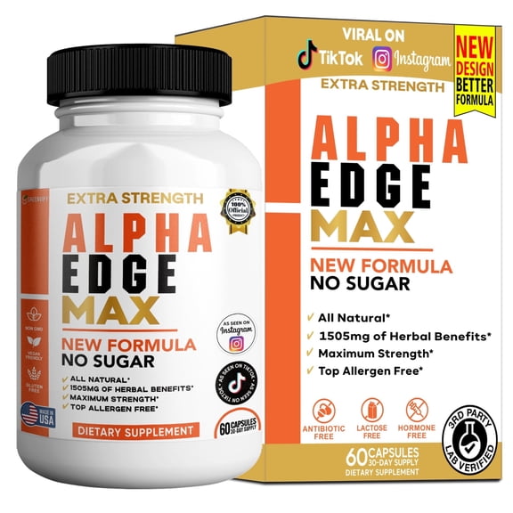 GreenVify Alpha Edge Max – Men’s Lifestyle & Daily Support Supplement, Adult Nutritional Formula