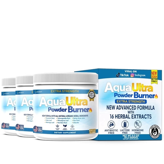 GreenVify Aqua Ultra Powder Burner Hydration & Metabolism Support Powder – Supports Energy