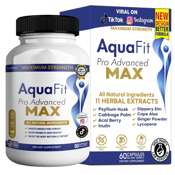 GreenVify Aquafit Pro Advanced Max – Daily Fitness & Lifestyle Support Supplement, Adult Nutritional Formula
