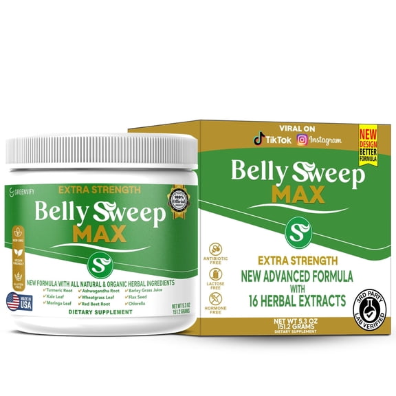 GreenVify Belly Sweep Max Digestive & Daily Support Supplement