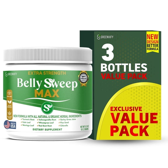GreenVify Belly Sweep Max Digestive & Daily Support Supplement