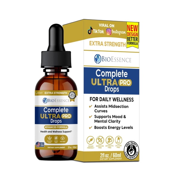 GreenVify BioEssence Complete Ultra Pro Drops Liquid Wellness Supplement Supports Energy & Daily Balance