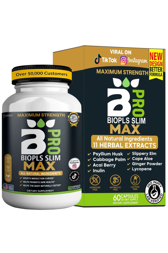 BioPls Slim Pro Max Metabolism & Daily Support Supplement