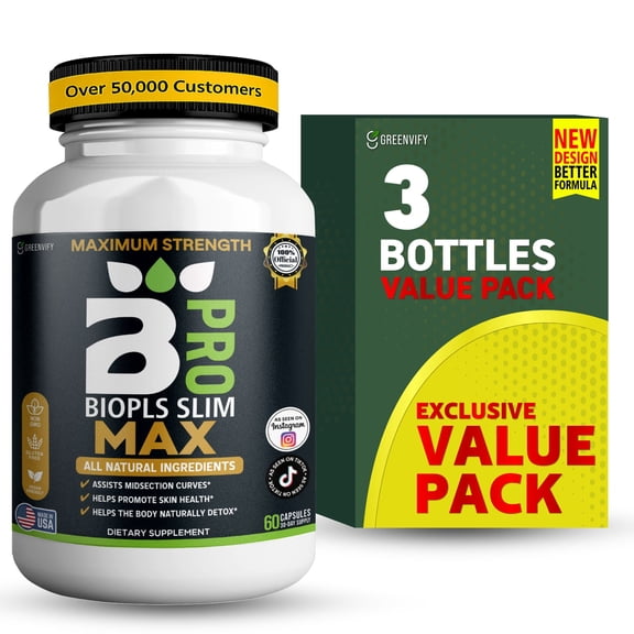 GreenVify BioPls Slim Pro Max Metabolism & Daily Support Supplement