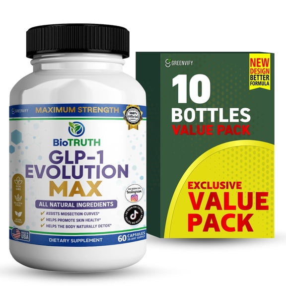 GreenVify BioTruth GLP-1 Evolution Max  Daily Wellness & Lifestyle Support Supplement, Adult Nutritional Formula